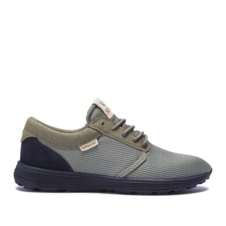 Supra Hammer Run Mens Trainers Olive UK 84HFJ